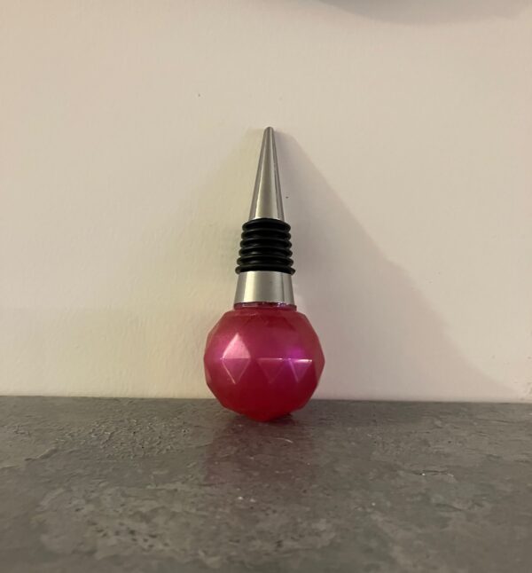 Fuchsia  Resin Wine Stopper #2, 1OAKG