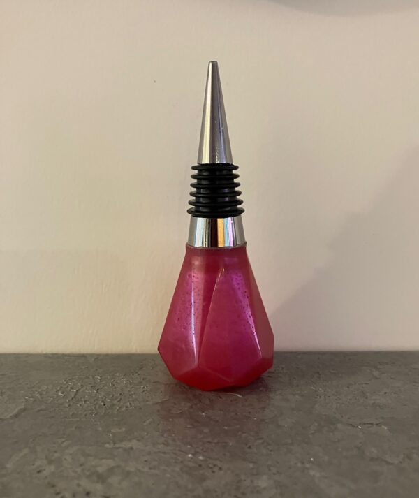 Fuchsia Resin Wine Stopper #1, 1OAKG