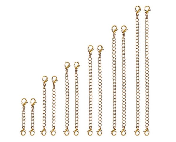 Add-on Extension for necklace purchase - 1"- 6" - Gold - 1 Extension per necklace ordered
