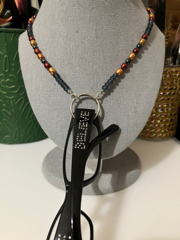 Cultured Freshwater Pearl Beaded Lanyard for all Types of Eyewear or a Necklace, 1OAKG