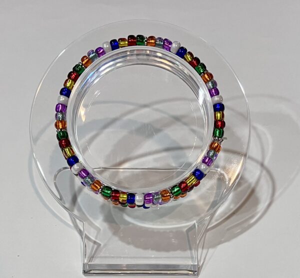 Unique Colorful Triple Beaded Bracelet -1OAKG