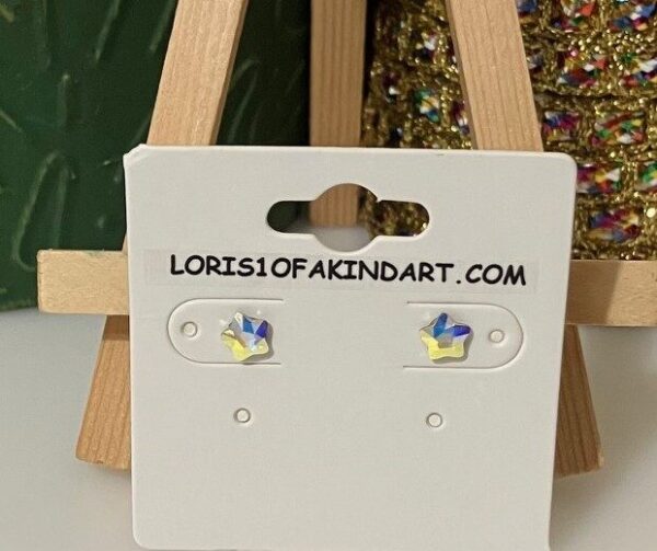 Crystal AB Starflower Stud Earrings