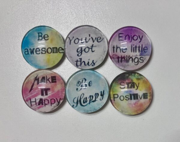 Inspirational Pho Art Magnet Set of 6, 1OAKG.2