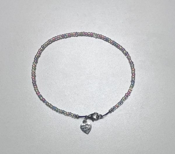 Beachy Beaded Boho Anklet, Glow-in-the-Dark - 1OAKG